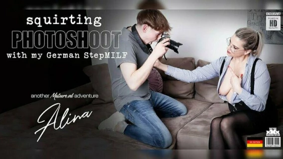 Mature.nl | Fucking My 53 Year Old German Squirting StepMILF Alina During A Photoshoot And Make Her Cum (Alina (EU), Hugh Stefner)